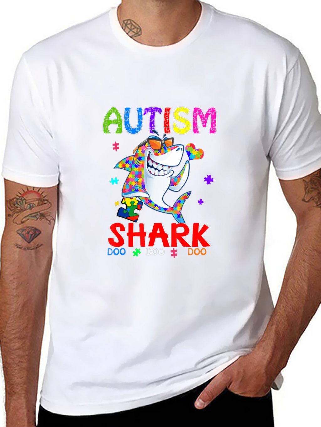 Autism Awareness Shark T-Shirt