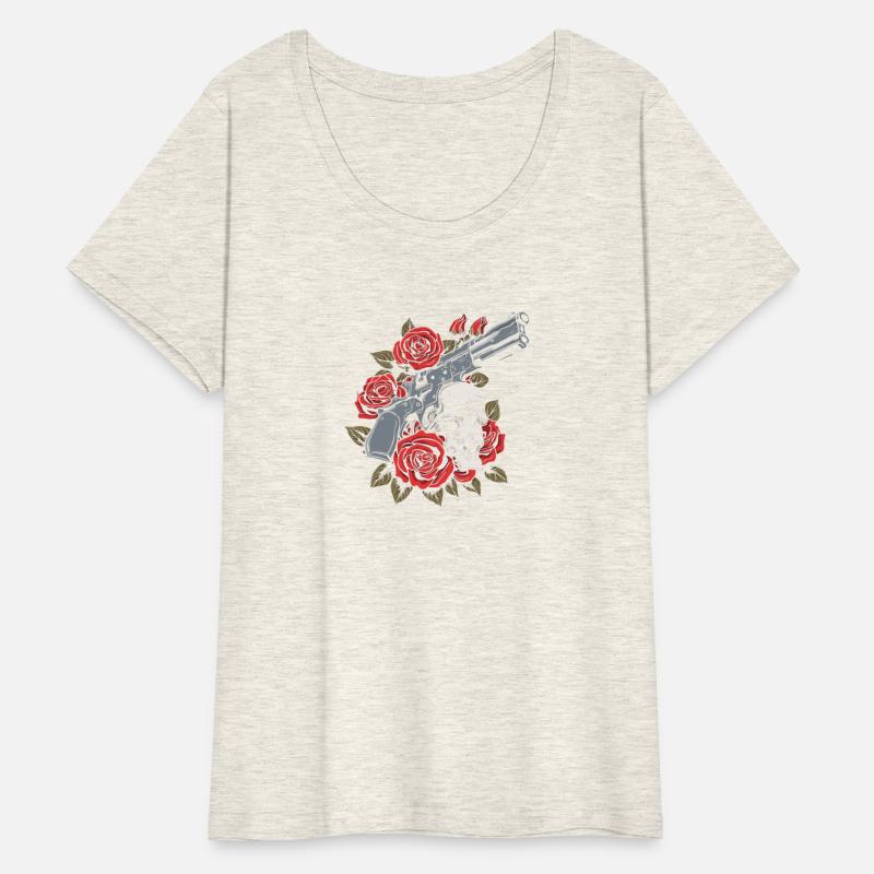 Skeleton Roses Rock Music Skull