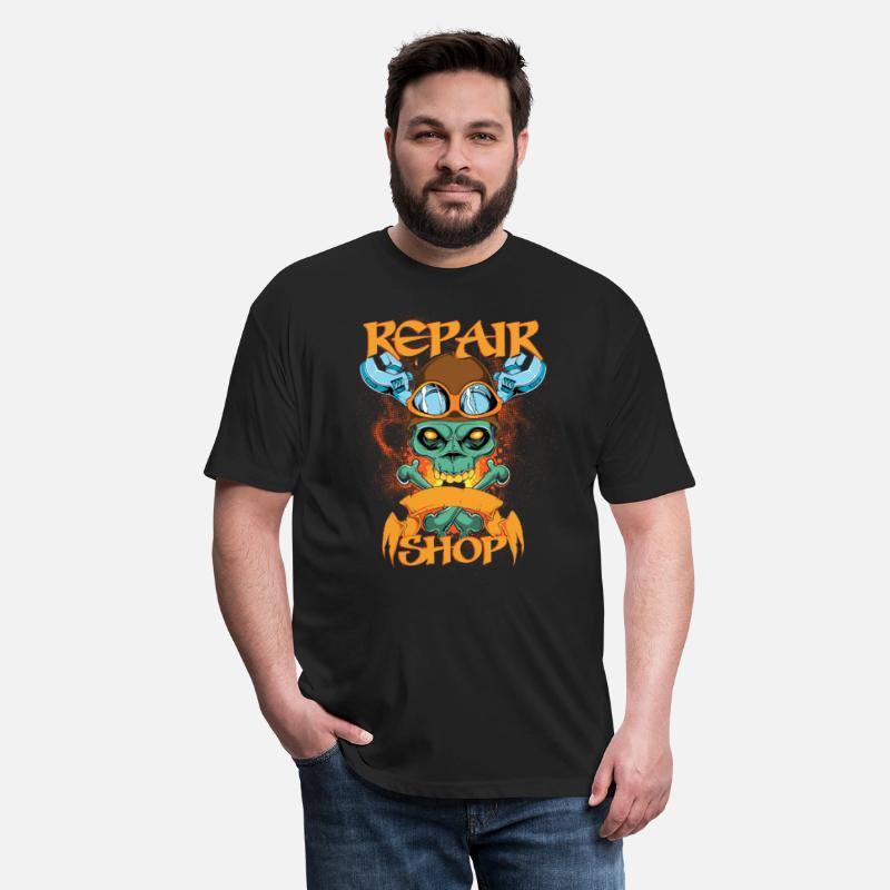 Skull Mechanic – Repair Shop Graphic Tee