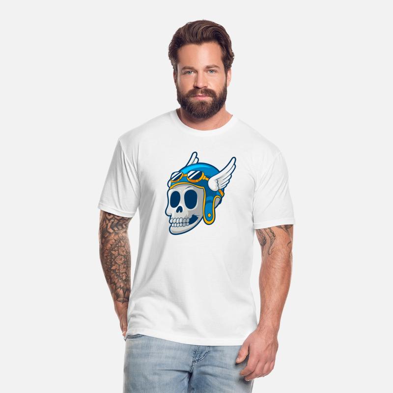 Skull with winged Helmet