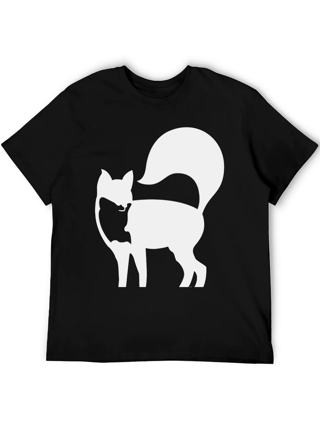 Fox Silhouette Graphic Tee - Black