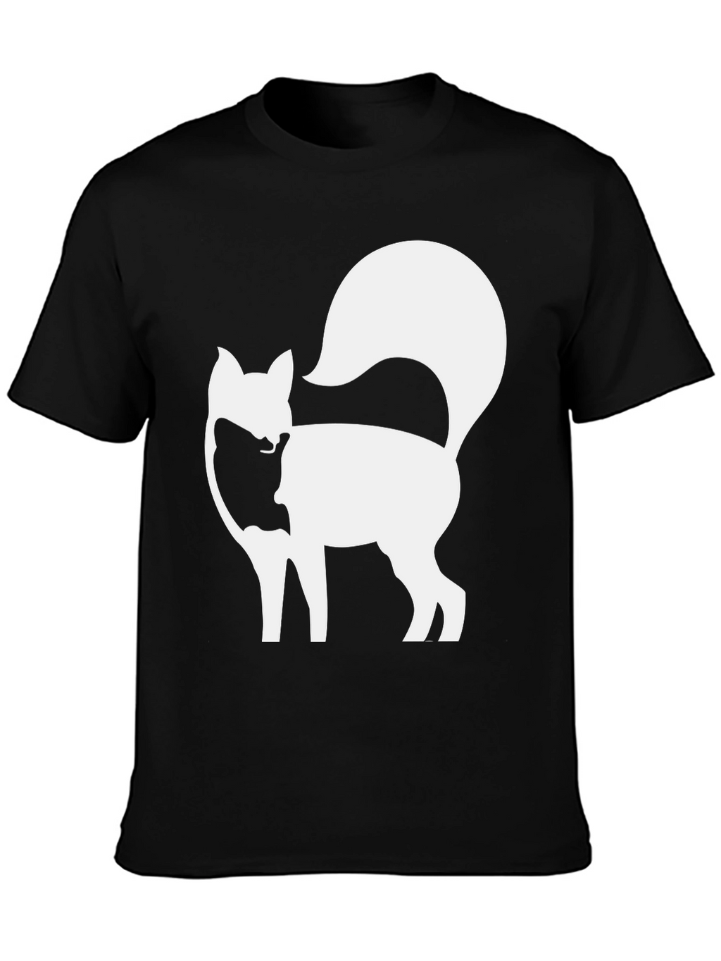 Fox Silhouette Graphic Tee - Black