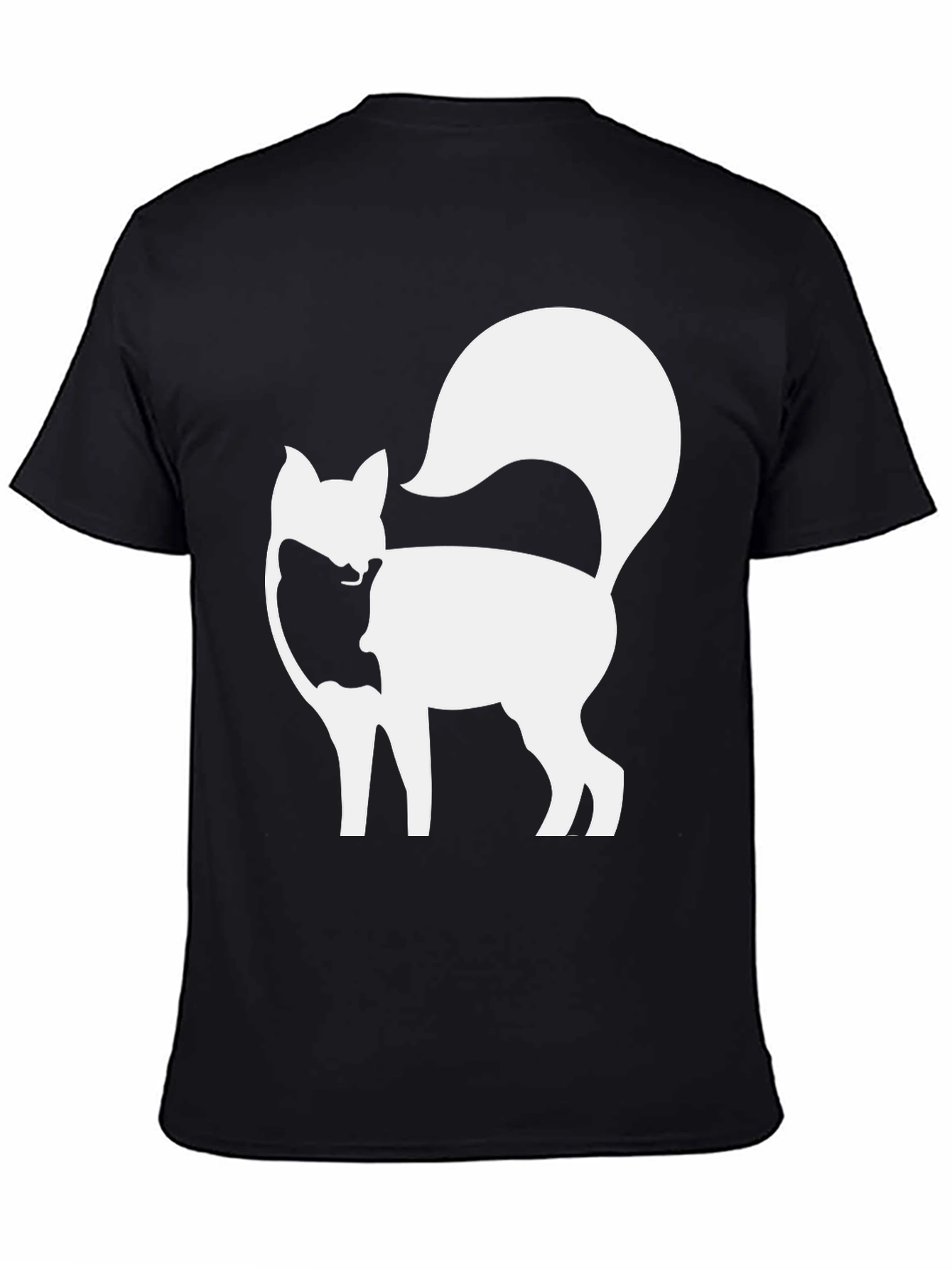 Fox Silhouette Graphic Tee - Black