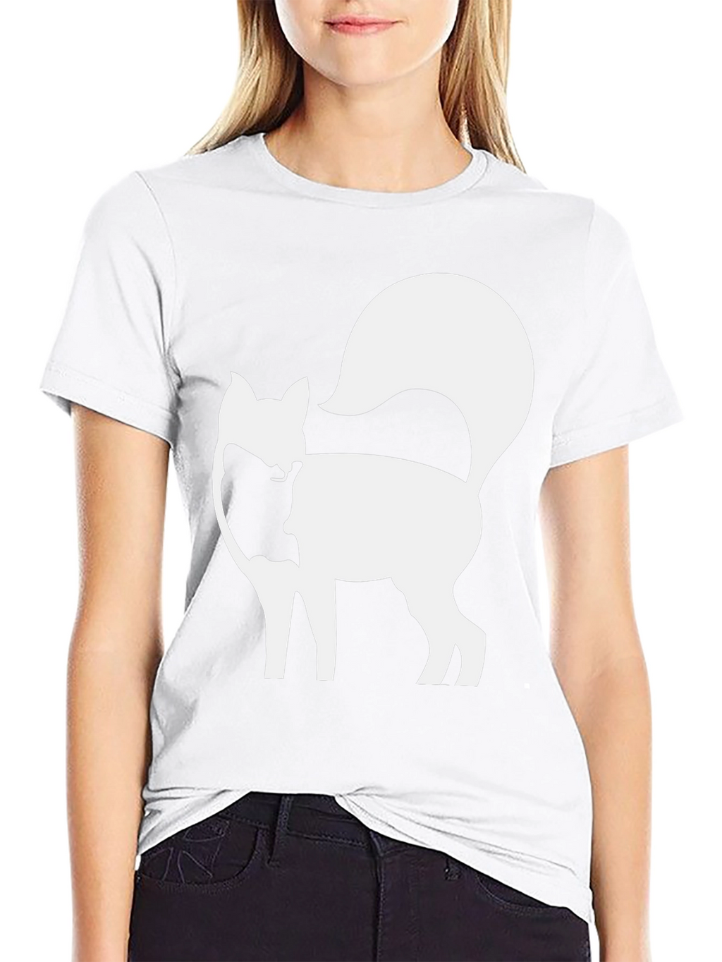 Fox Silhouette Graphic Tee - Black