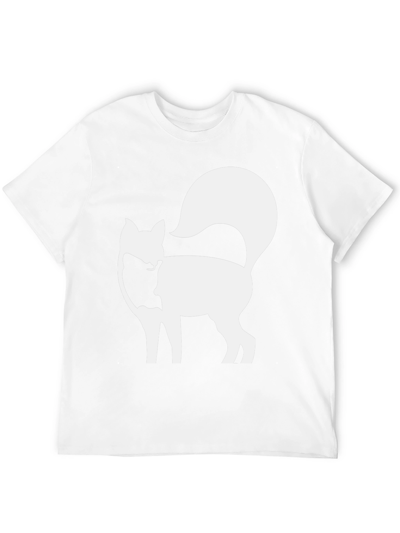 Fox Silhouette Graphic Tee - Black