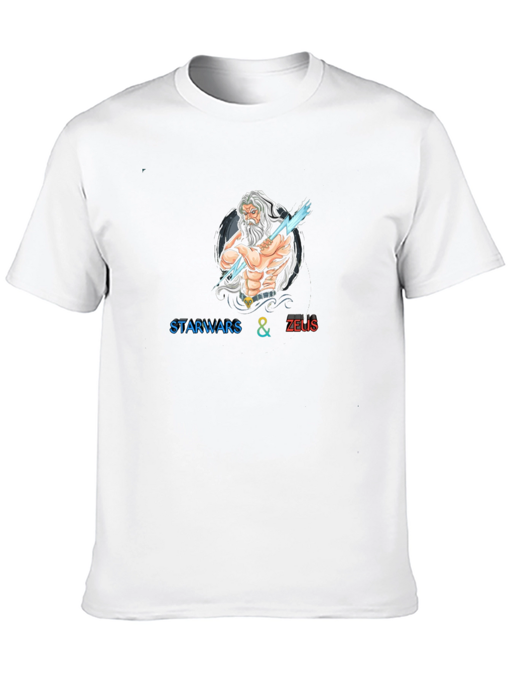 Star Wars & Zeus Black T-Shirt