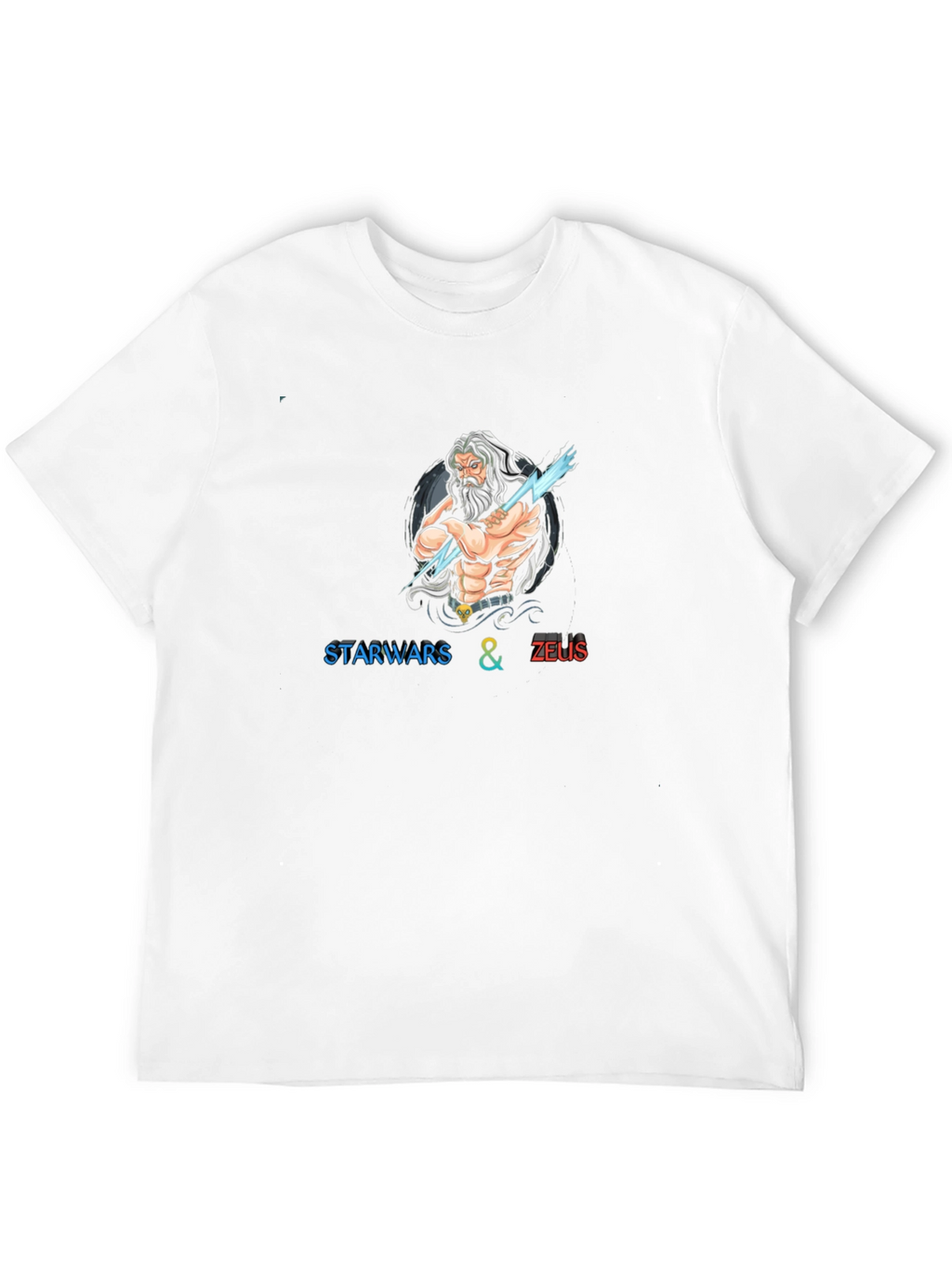 Star Wars & Zeus Black T-Shirt