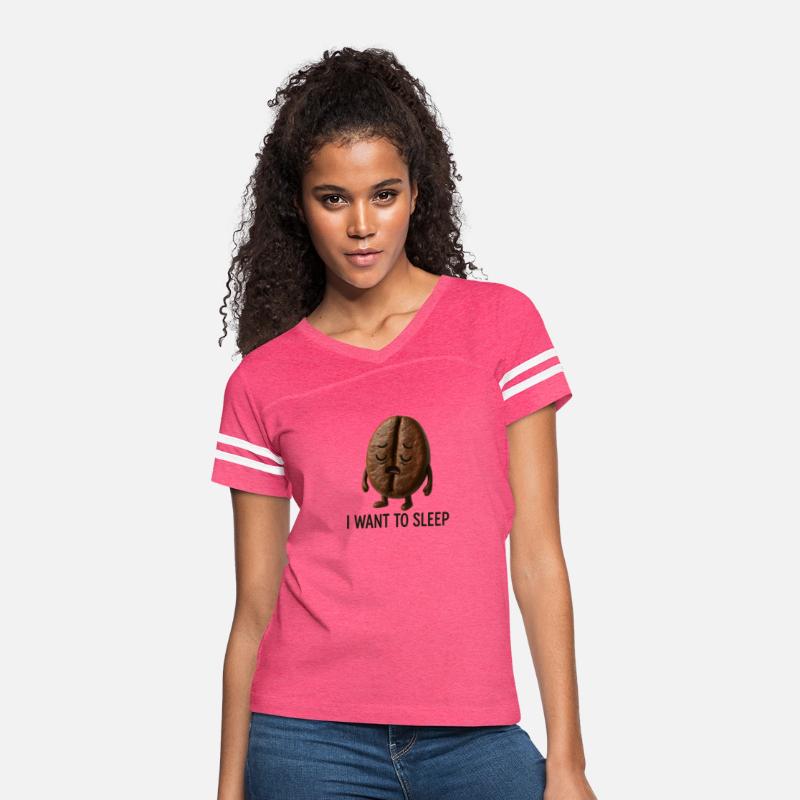Sleepy Coffee Bean Funny Design