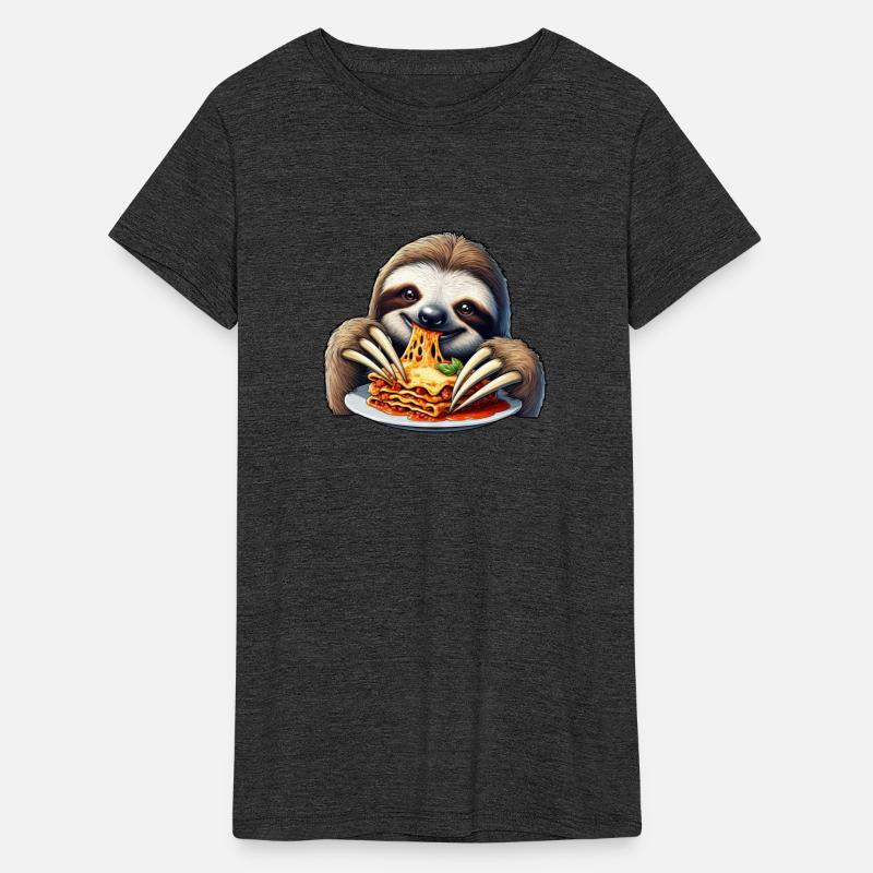 Sloth Loves Lasagna: Cartoon Delight