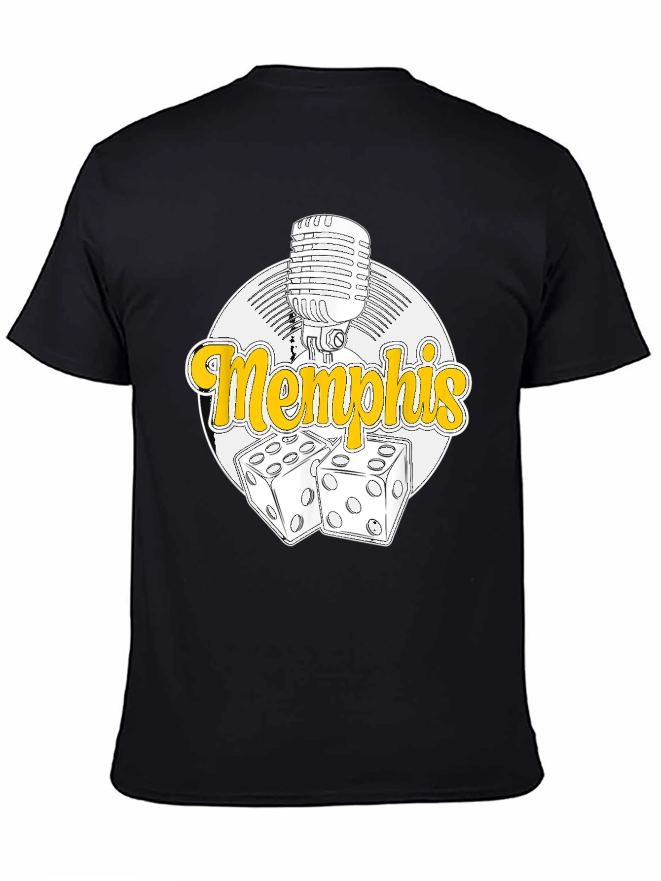 Memphis Music Dice T-Shirt - Classic Rock & Roll Style