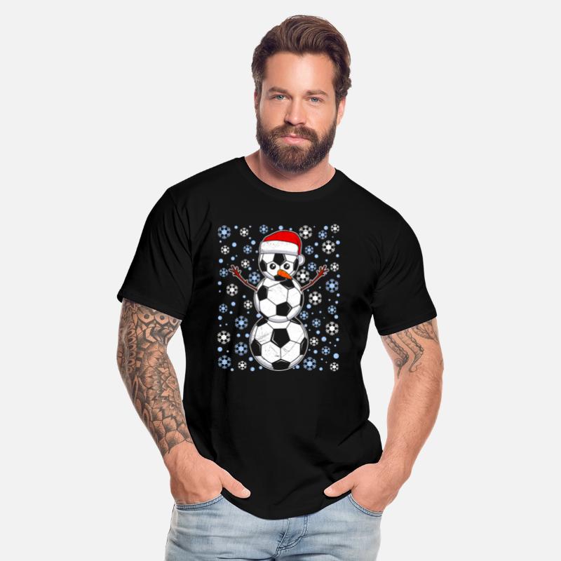 Soccer Fan Snowman Snowflakes Winter Lover