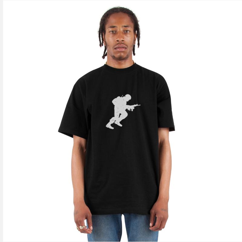 Soldier Runns War Freedom Attack Running Fighter