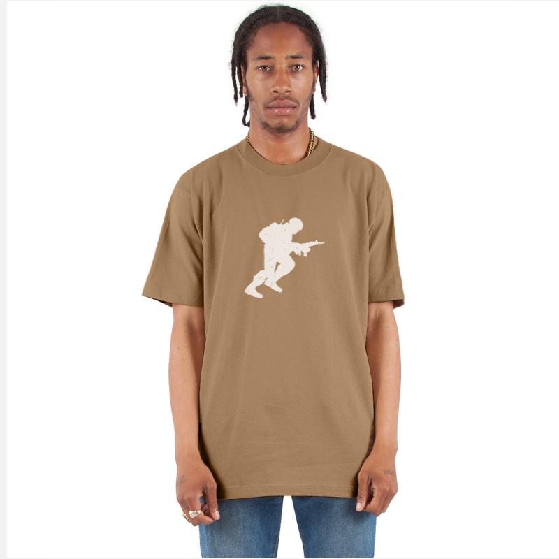 Soldier Runns War Freedom Attack Running Fighter