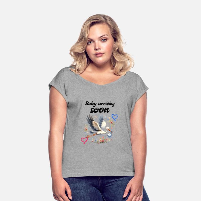 Soon I'll Be A Mother, With Stork, Baby Is Coming