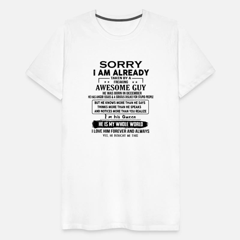 Sorry I Am Already Taken By A Freaking