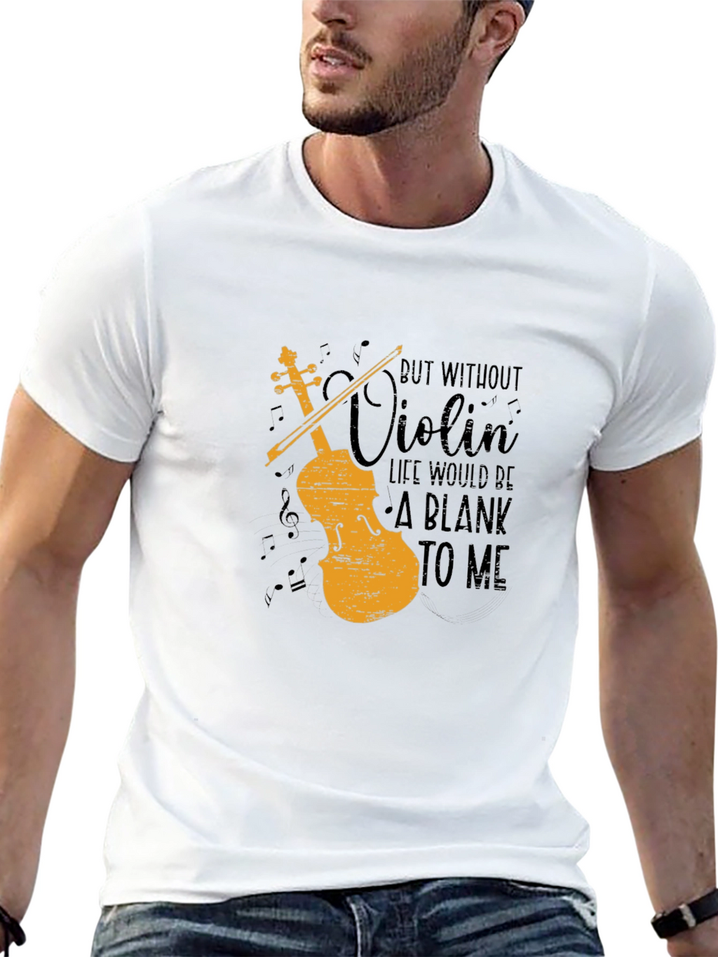 Violin Life Graphic T-Shirt