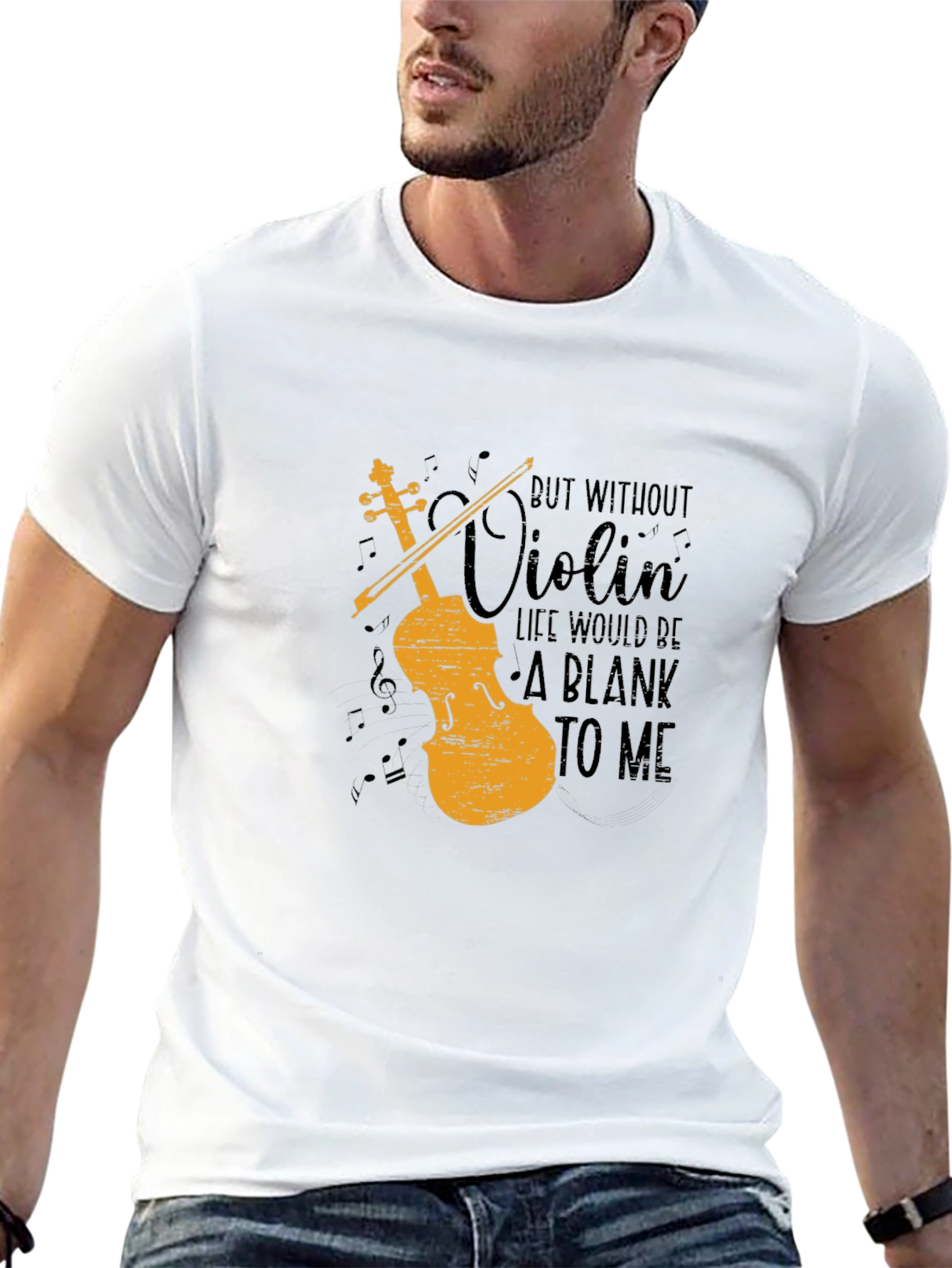 Violin Life Graphic T-Shirt