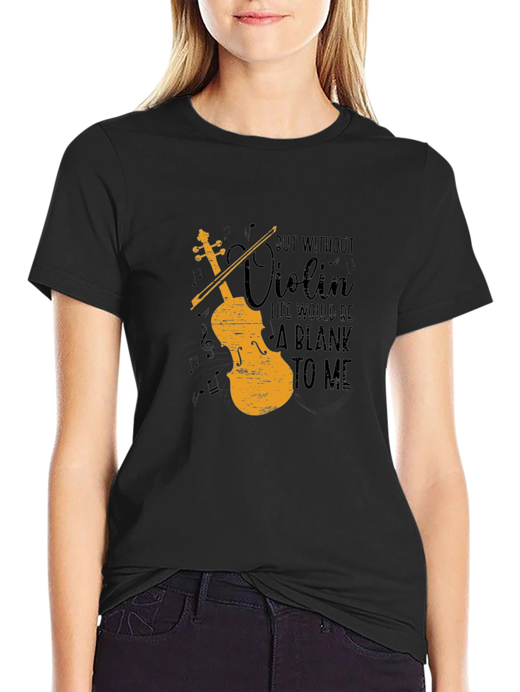 Violin Life Graphic T-Shirt