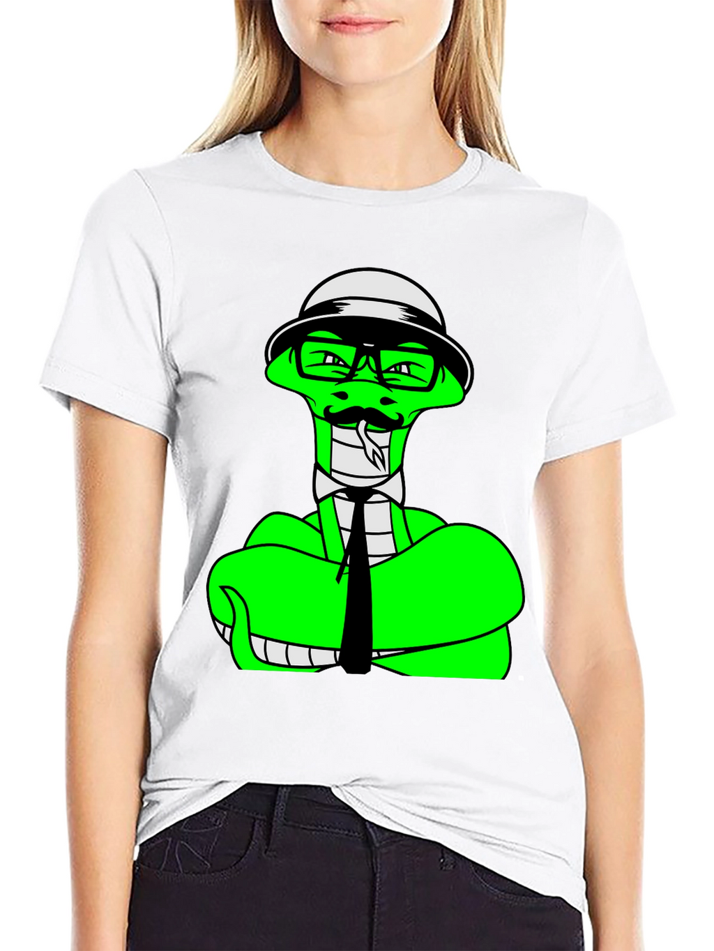 Python Snake Graphic T-Shirt