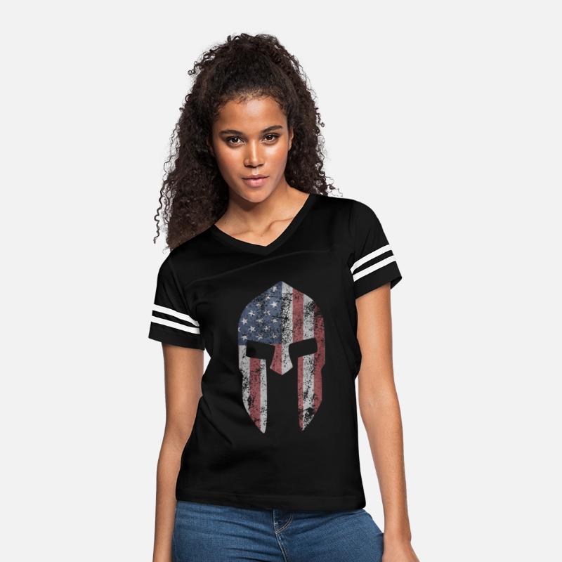 Spartan Stars & Stripes Bodybuilding distressed