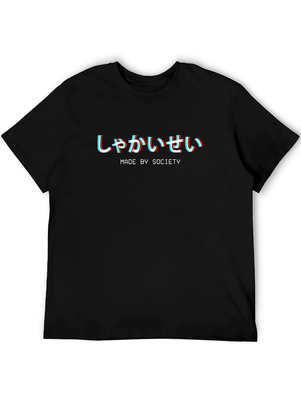 Society Made Black Graphic Tee