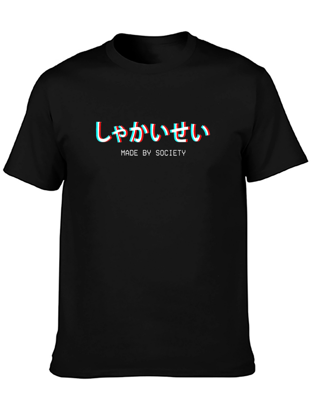 Society Made Black Graphic Tee