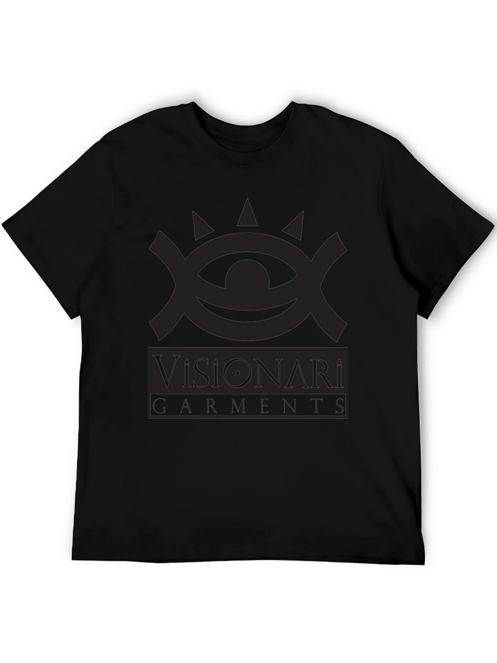 Visionari Garments Black Graphic Tee - Stylish Comfort