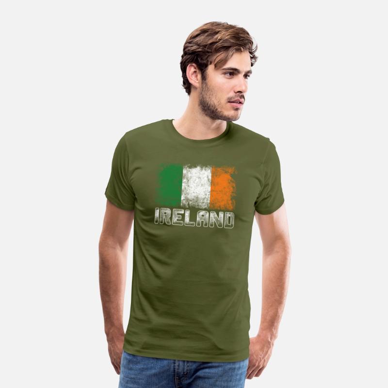 St Patrick's Day Patriotic Distressed Irish Flag