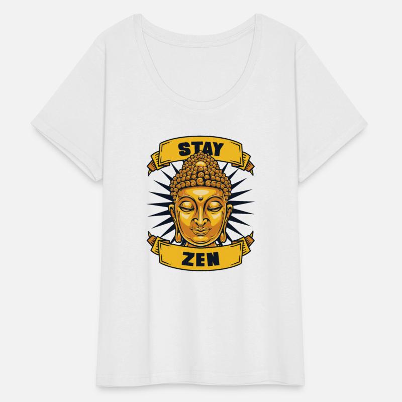 Stay Zen Buddhist Statue Symbol Priest Buddhism