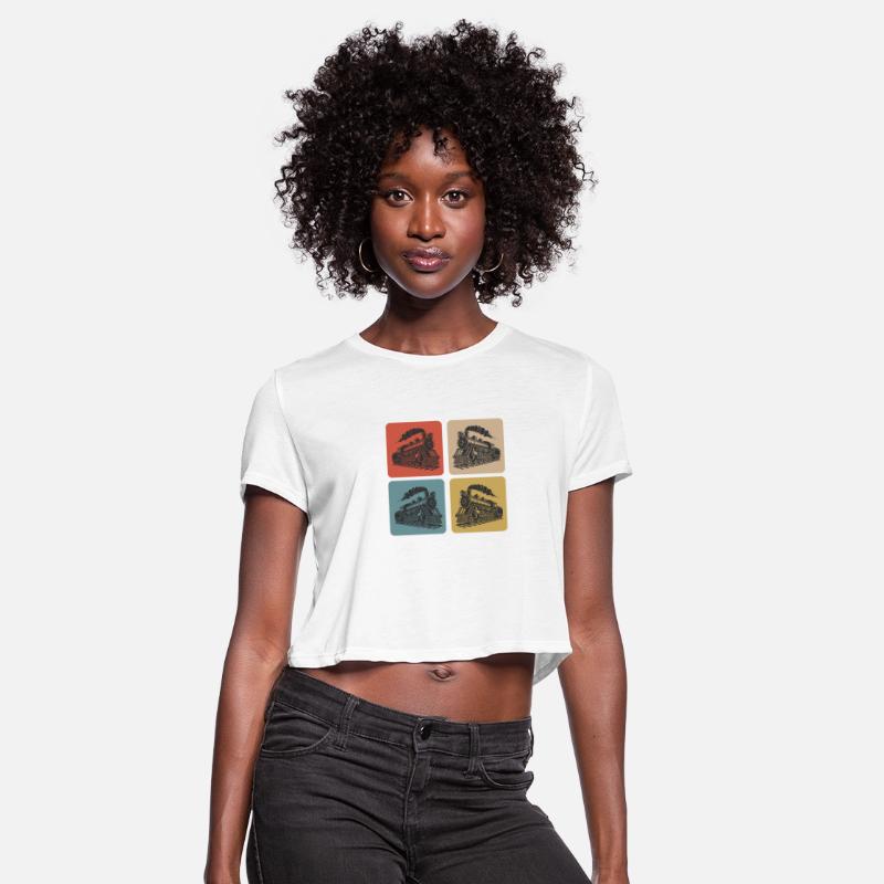 Steam Locomotive Retro Design