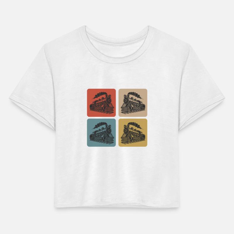 Steam Locomotive Retro Design
