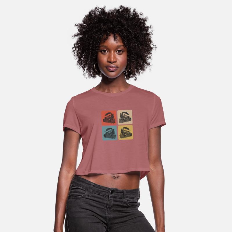 Steam Locomotive Retro Design