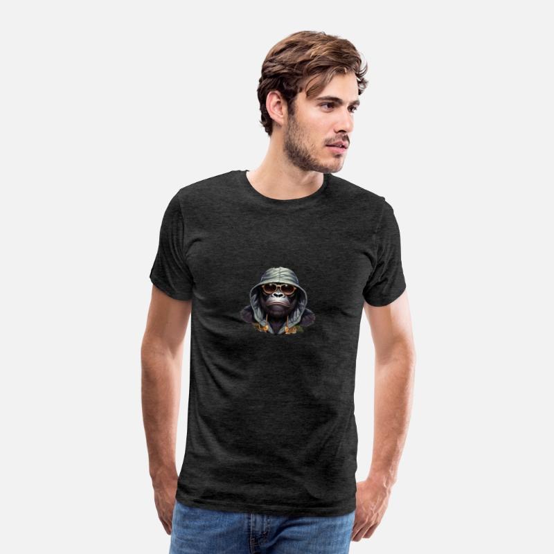 "Street King Gorilla T-Shirt – Urban Hip-Hop Power