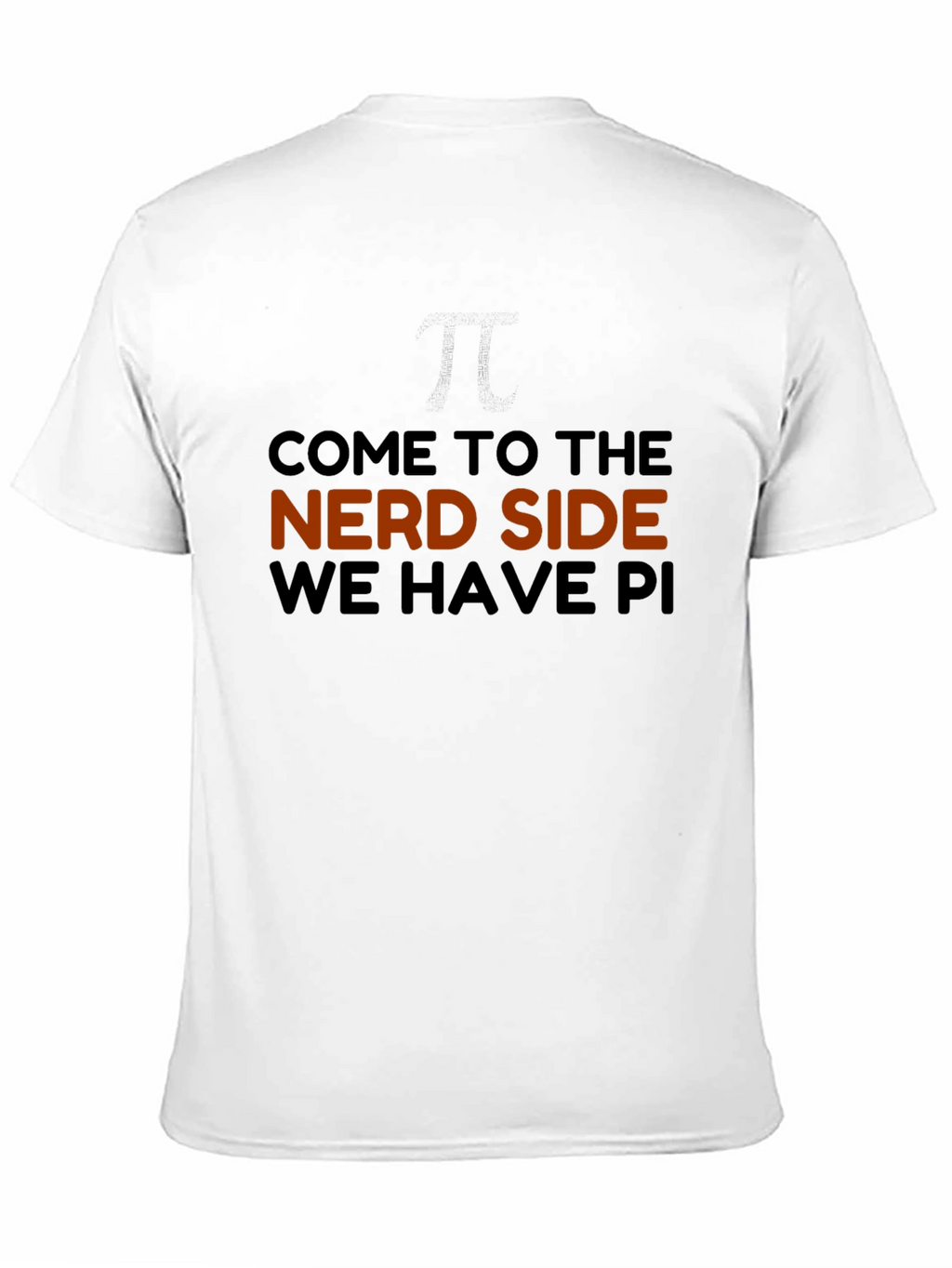 Nerd Side Pi Mens Graphic T-Shirt