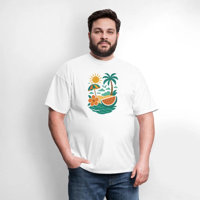 Summer Beach Vibes Tropical Design