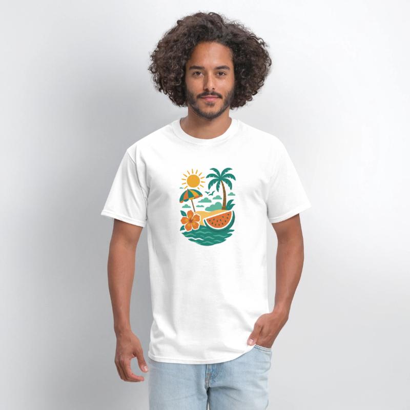 Summer Beach Vibes Tropical Design