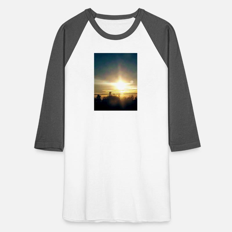 Sunset Over Cloudscape Illustration