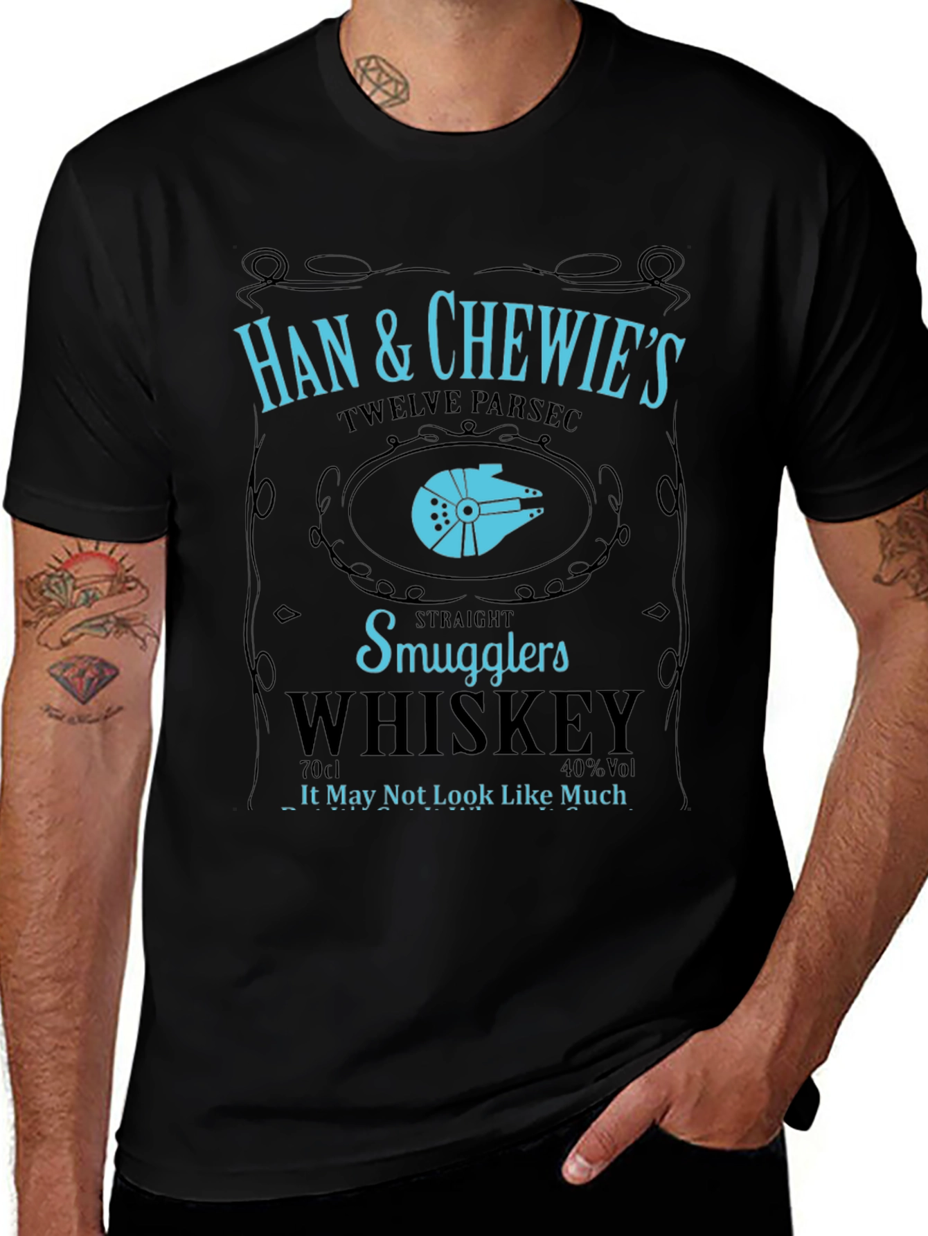 Han & Chewies Smugglers Whiskey Star Wars T-Shirt