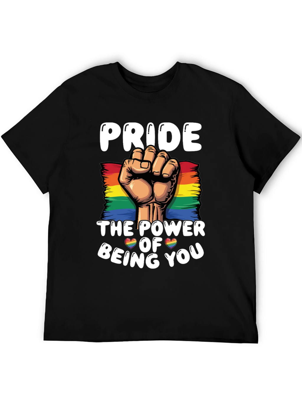Pride Power T-Shirt - LGBTQ+ Equality