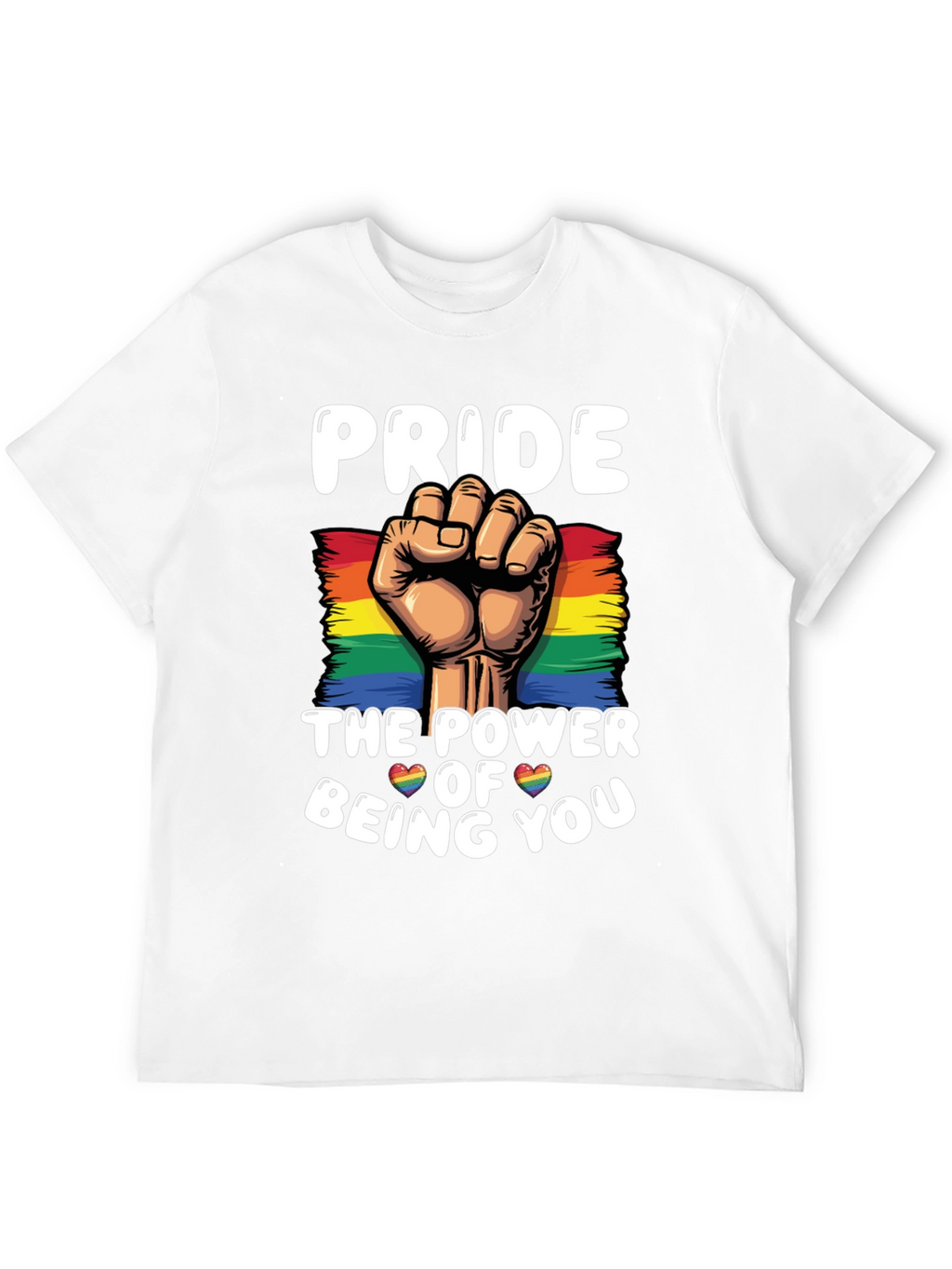 Pride Power T-Shirt - LGBTQ+ Equality
