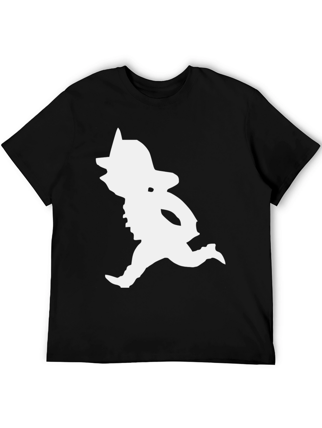 Retro Cartoon Black T-Shirt