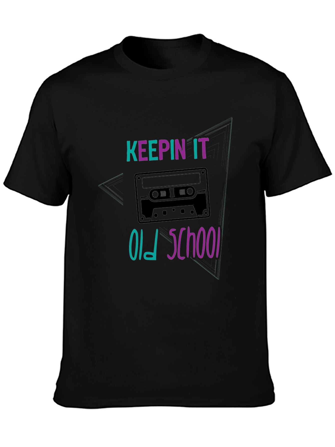Keepin it Old School Retro Cassette T-Shirt