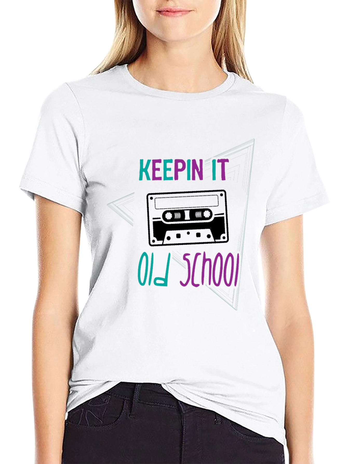 Keepin it Old School Retro Cassette T-Shirt