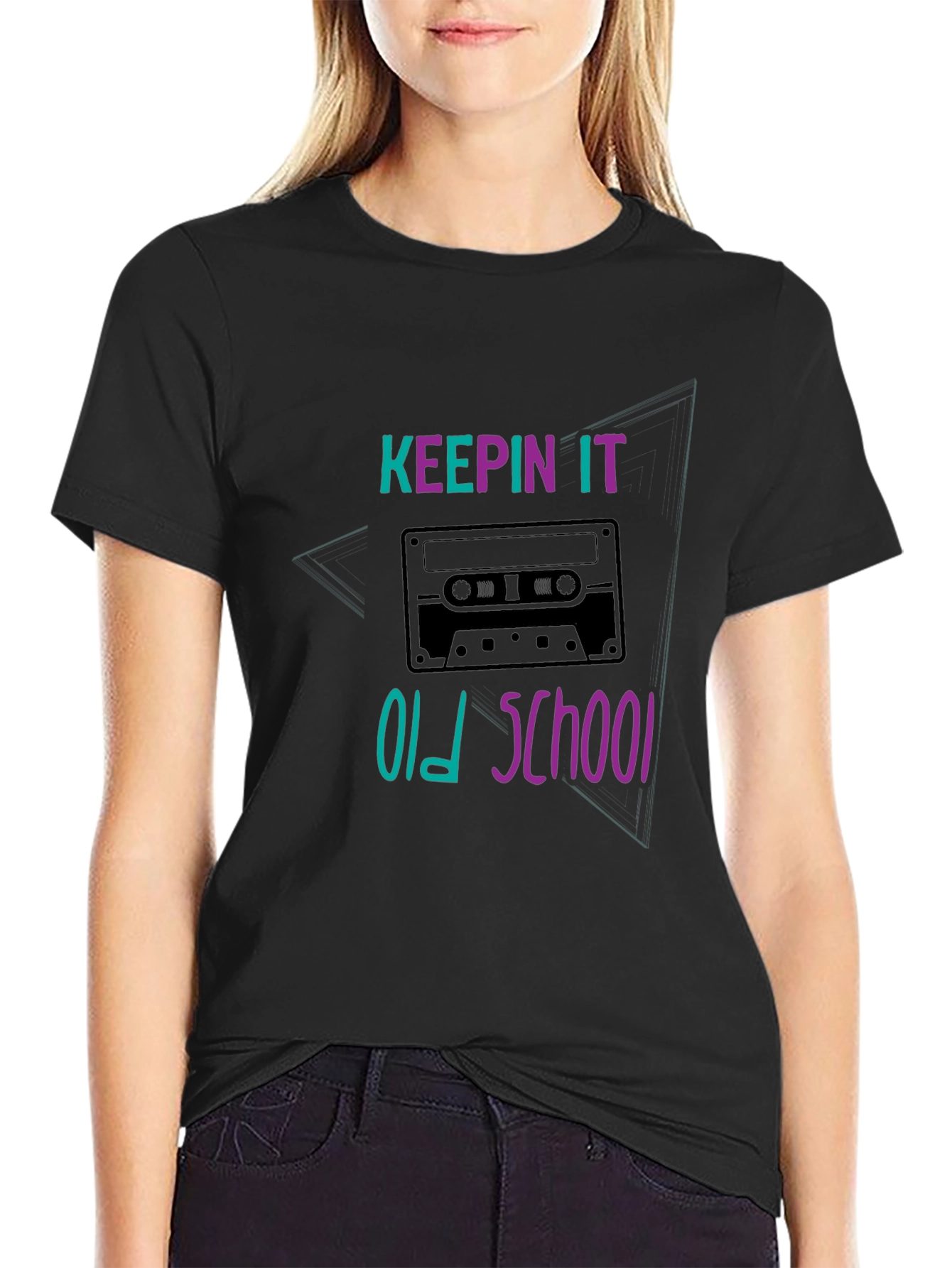 Keepin it Old School Retro Cassette T-Shirt