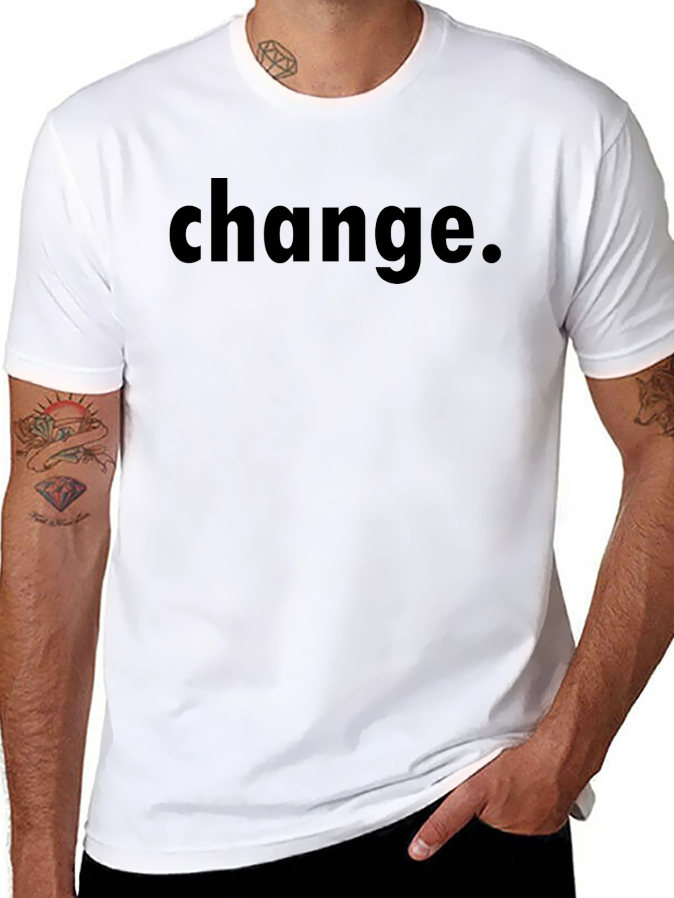 Change Graphic Tee - Bold Statement Shirt