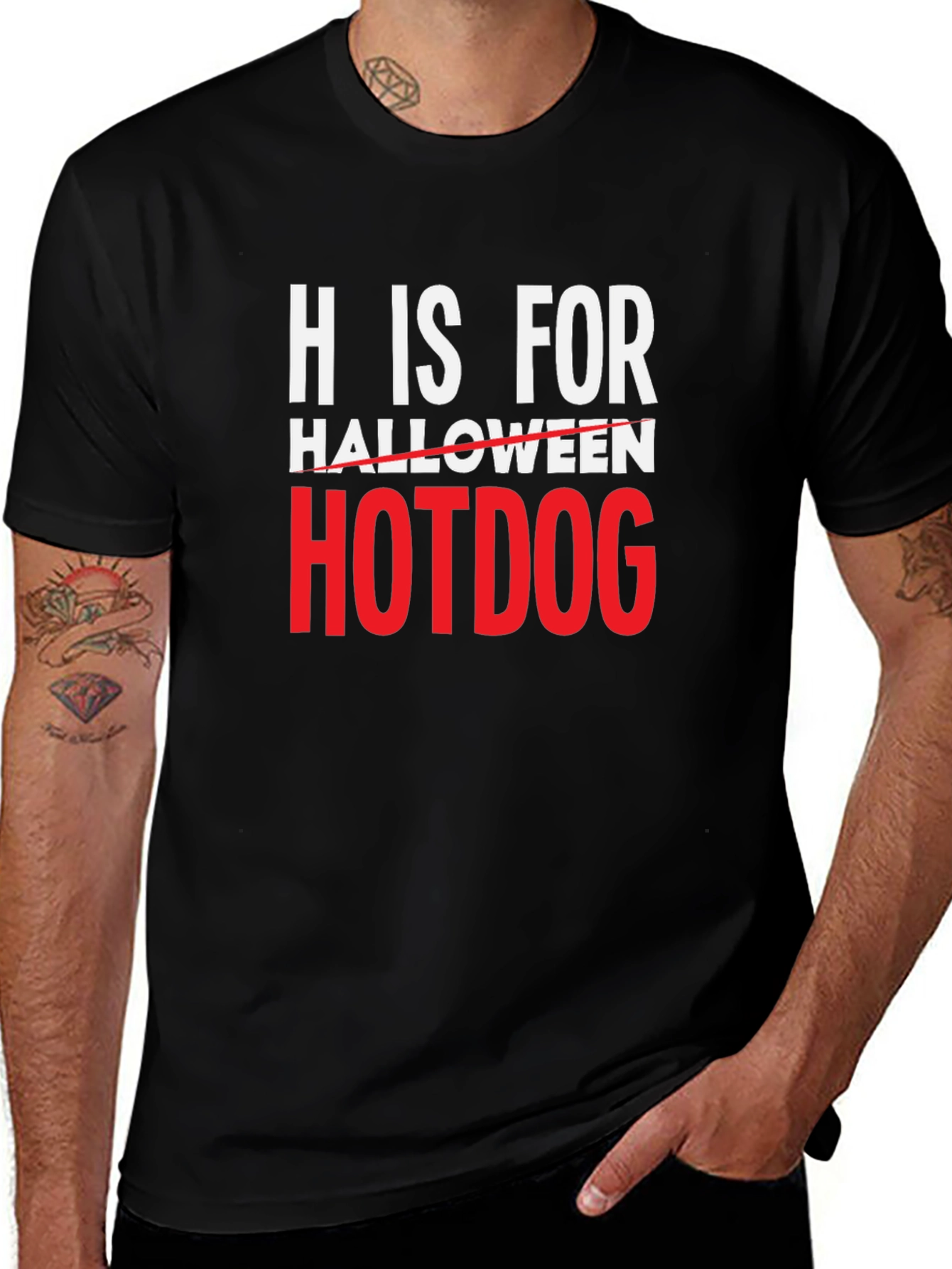 Funny Halloween Hotdog T-Shirt