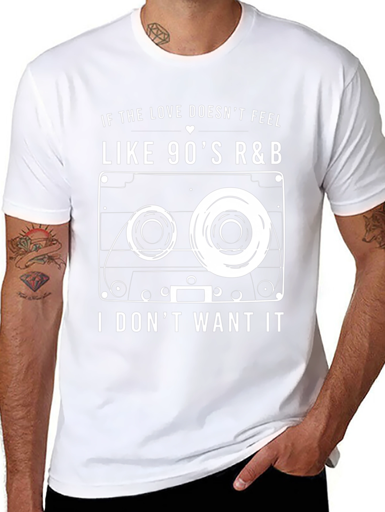90s R&B Cassette Tape T-Shirt