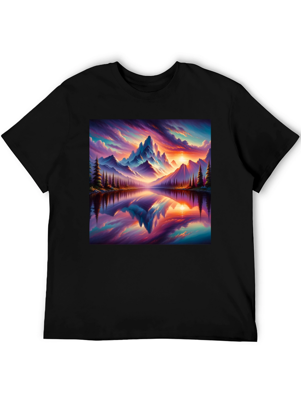 Mountain Lake Graphic Tee