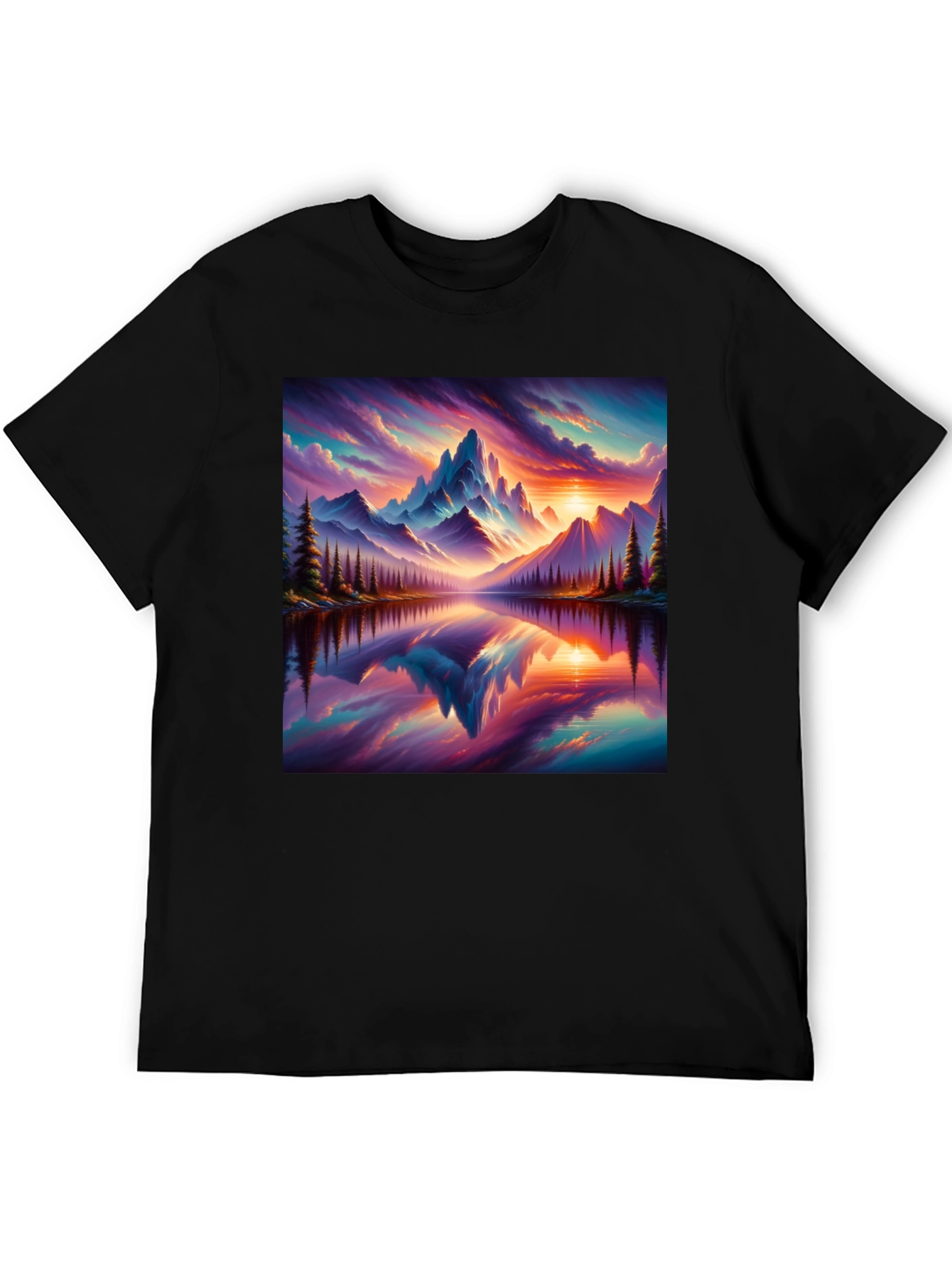 Mountain Lake Graphic Tee