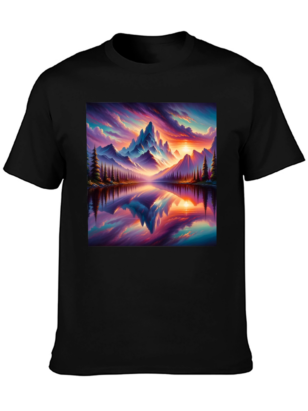 Mountain Lake Graphic Tee